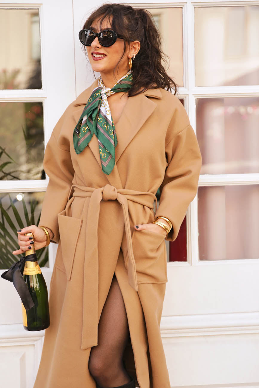 Quiet Luxury Jacket in Camel - Maris DeHart