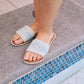 CHS Beaded Sandal in Blue
