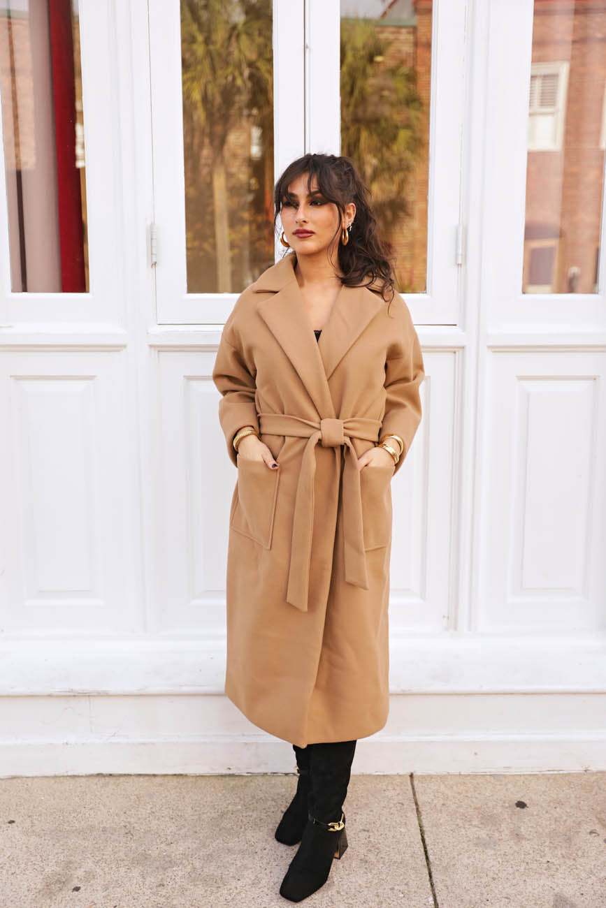 Quiet Luxury Jacket in Camel – Maris DeHart