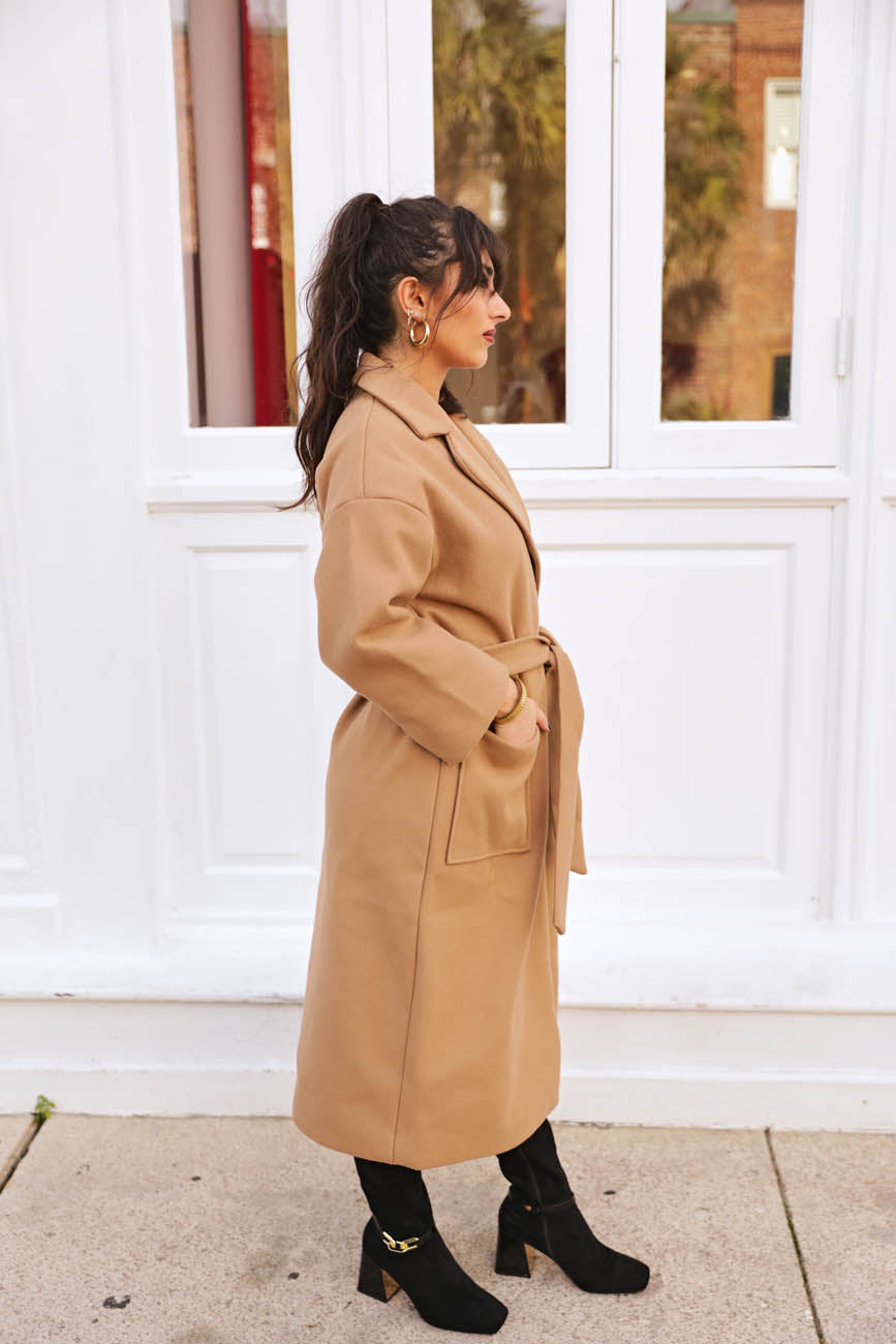 Quiet Luxury Jacket in Camel