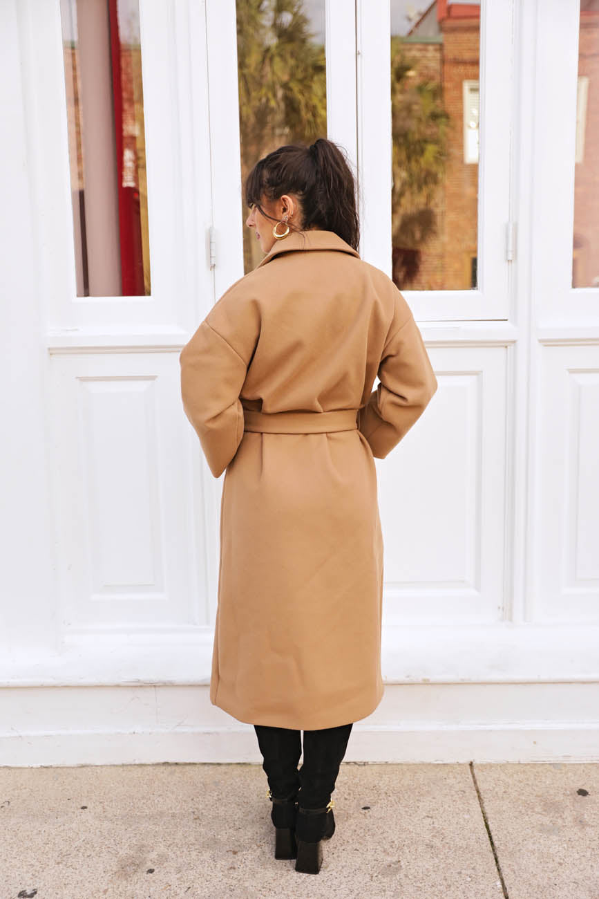 Quiet Luxury Jacket in Camel